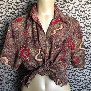 Button up woman’s shirt